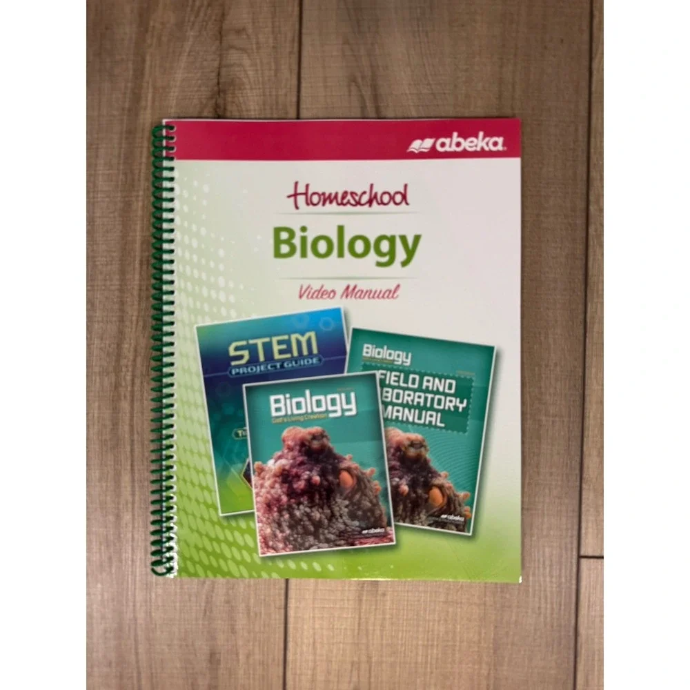 Abeka 10th 10 Homeschool Biology Video Manual Bound English Science NEW